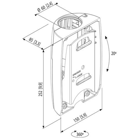PFA9001 Turn&tilt enkel - Foto 7